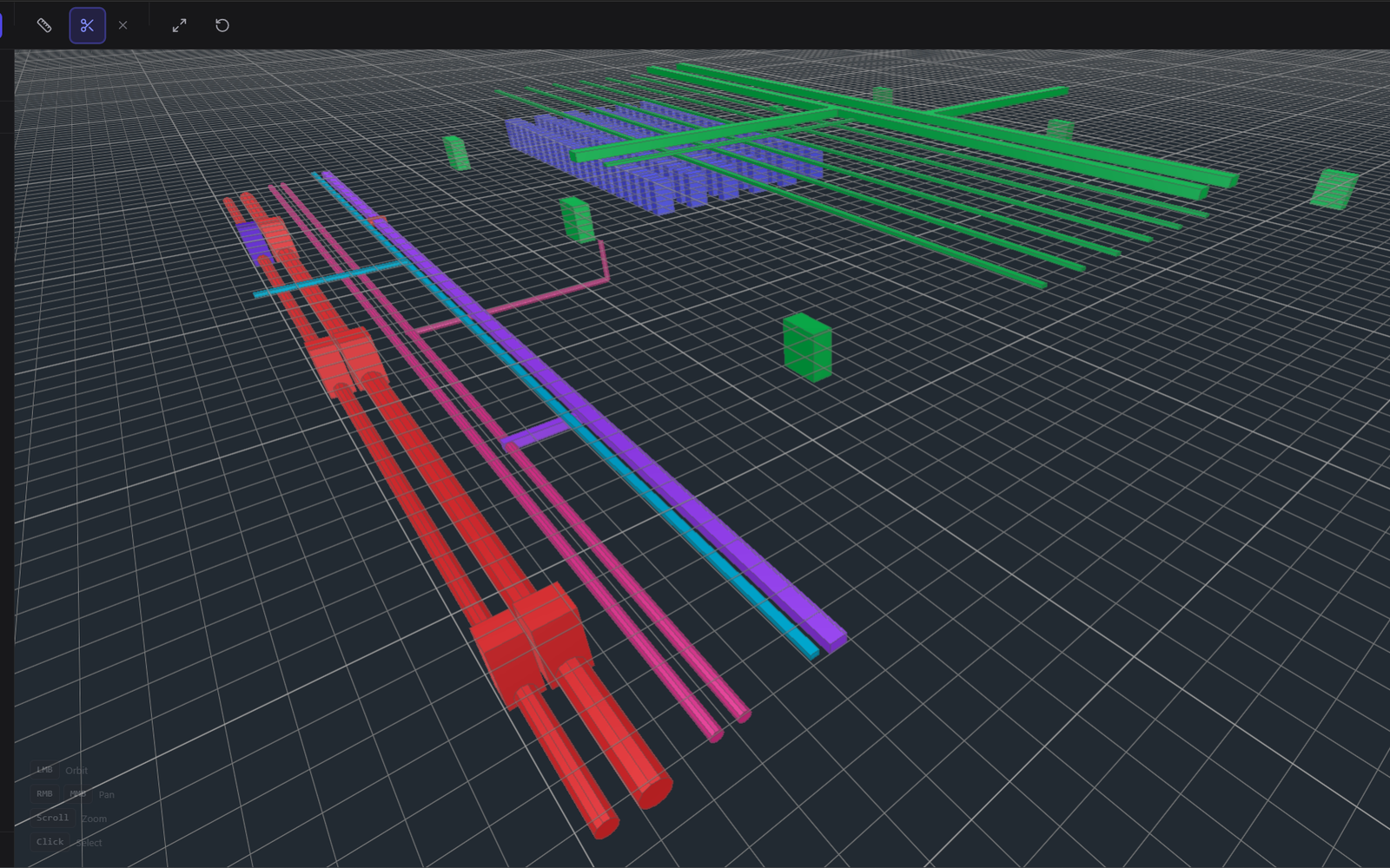 Browser IFC Model Viewer interface